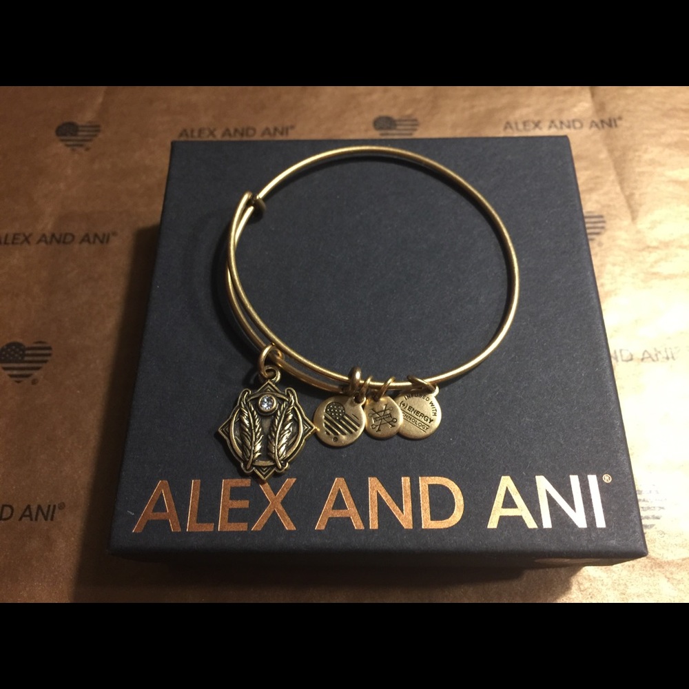 🌟ALEX AND ANI Godspeed Rafaelian Gold Bangle🌟